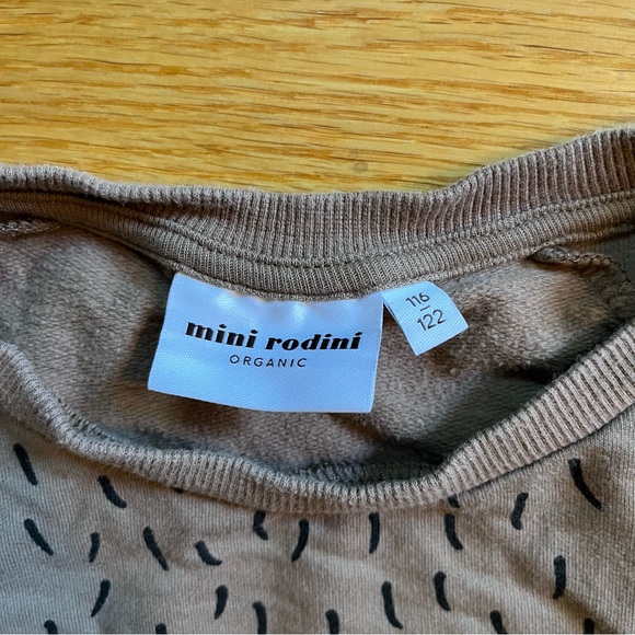 Mini Rodini bear sweatshirt size 116/122 (5-7 US) - Picture 3 of 5
